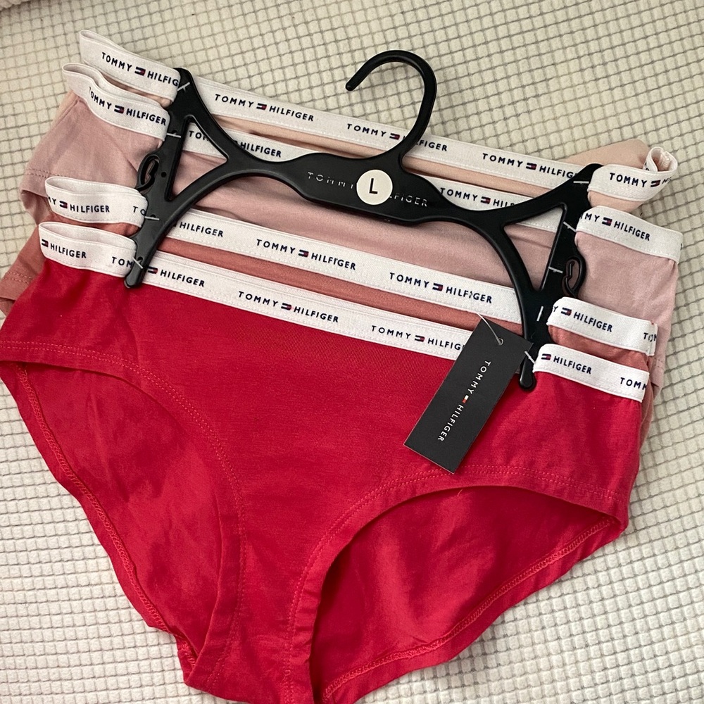 Tommy Hilfiger Red and Pink Underwear 4Pk
